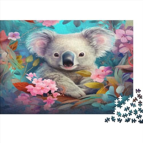 Koalas Hölzernes Jigsaw Puzzles Für Erwachsene Kinder 1000 Teile Forest Puzzle Lernspiele Heimdekoration Puzzle 1000pcs (75x50cm) von LENTLY