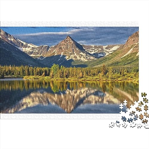 Natürliche Landschaften Jigsaw Brain Teaser Puzzle Für Erwachsene Stressabbau Puzzle Familie Herausfordernde Spiele Lernspielzeug Als Weihnachtsgeburtstagsgeschenke 1000pcs (75x50cm) von LENTLY