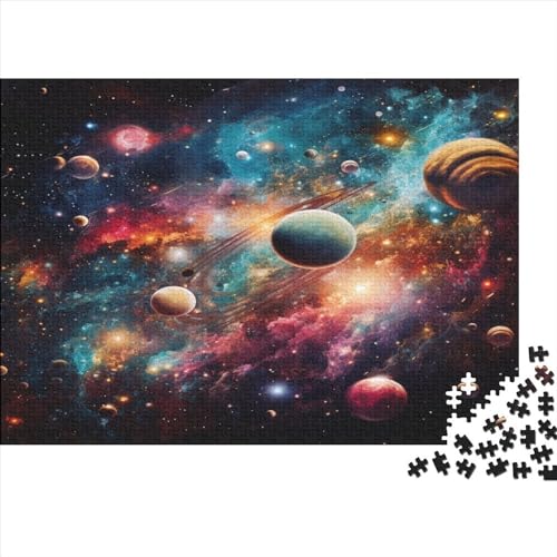 Planetary Universe Erwachsene Puzzle Für Erwachsene Und Kinder 500 Teile Starry Sky Puzzle Legespiel Impossible Puzzle Einzigartiges Geschenk Home Dekoration Puzzle 500pcs (52x38cm) von LENTLY