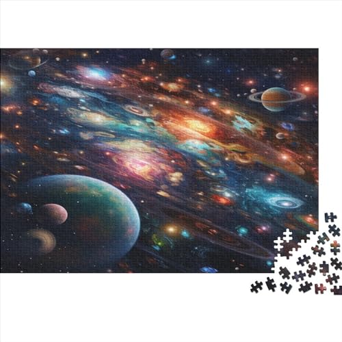 Planetary Universe Puzzle Für Erwachsene 1000 Teile Starry Sky Geschicklichkeitsspiel Für Die Ganze Familie Impossible Puzzle DIY Kit Home Dekoration Puzzle 1000pcs (75x50cm) von LENTLY
