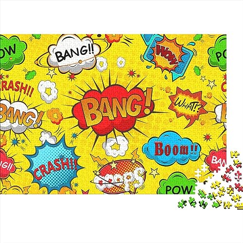 Pop-Illustration Puzzles Für Erwachsene Puzzle Puzzle Lernen Lernspielzeug Puzzles Für Erwachsene Herausfordernde Familienspiele Als Weihnachtsgeburtstagsgeschenke 1000pcs (75x50cm) von LENTLY