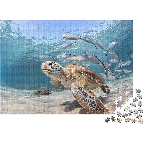 Unterwasserwelt Personalisierte Foto-Puzzle: Bewahren Sie Erinnerungen Individuelle Herausfordernde Spiele Puzzle Von Ihrem Bild Holzpuzzle Puzzles Für Erwachsene 1000pcs (75x50cm) von LENTLY