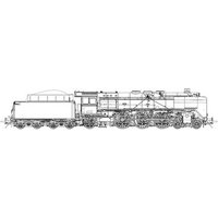 LENZ 40201-01 SPUR 0 Dampflok BR01 195 mit Wagner Windleitblechen, DB, Ep. III von LENZ