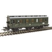 LENZ 41173-01 SPUR 0 Preußischer Abteilwagen 2. Klasse Bauart C3 Pr 11 ohne Bremserhaus, DR, Ep. III von LENZ