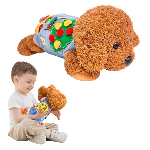 LEOANITTY Plüsch-Teddy Hundespielzeug für 3 Jahre, Stofftier, sensorisches Spielzeug für Kinder, sensorisches Spielzeug für Autismus, Geschenke für Kinder, Mädchen, Jungen, Weihnachten, Ostern LEOANITTY Plüsch-Teddy Hundespielzeug für 3 Jahre, Stofftier, sensorisches Spielzeug für Kinder, sensorisches Spielzeug für Autismus, Geschenke für Kinder, Mädchen, Jungen, Weihnachten, Ostern von LEOANITTY