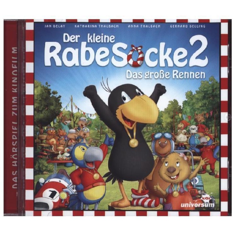 Der kleine Rabe Socke - Das große Rennen,1 Audio-CD von LEONINE Distribution