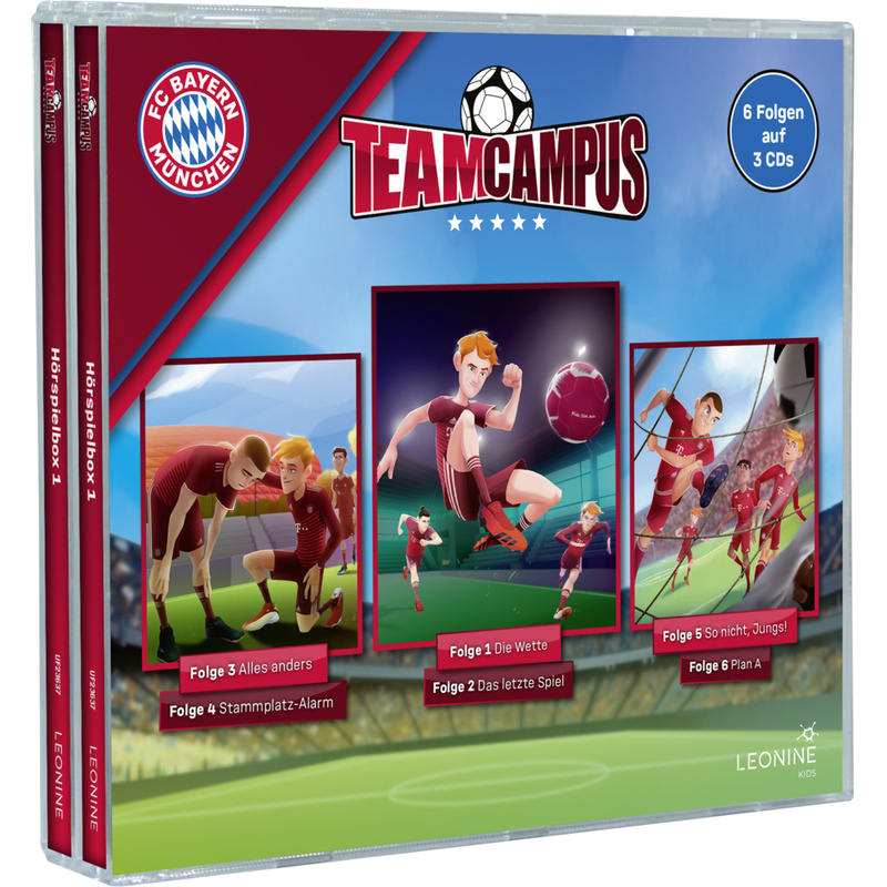 FC Bayern - Team Campus (Fußball).Box.1,3 Audio-CD von LEONINE Distribution