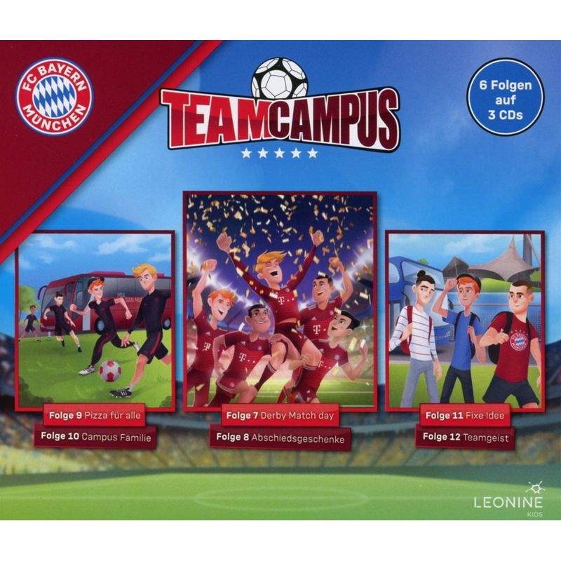 FC Bayern - Team Campus (Fußball) Hörspielbox.Box.2,3 Audio-CD von LEONINE Distribution