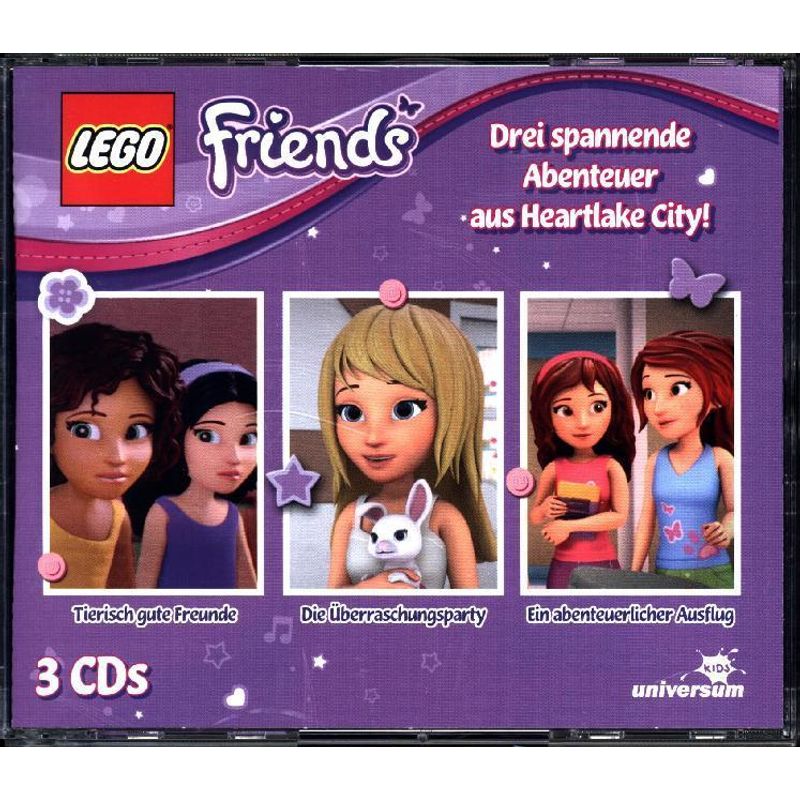 LEGO® Friends Hörspielbox.Box.1,3 Audio-CD von LEONINE Distribution
