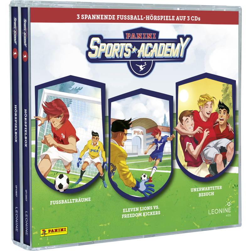 Panini Sports Academy (Fußball) Hörspielbox.Box.1,3 Audio-CD von LEONINE Distribution