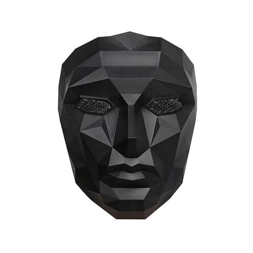 LES COTILLONS D'ALSACE Maske Game schwarz für Erwachsene I Spielmeister I Verkleidung Halloween Karneval von LES COTILLONS D'ALSACE