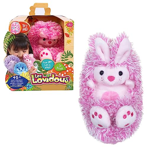 Hello Kitty - 4SF Les Lovidou CUR004 Plüschtier, 17 cm, interaktiv und elektronisch, Modell Hase, für Kinder ab 3 Jahren Hello Kitty - 4SF Les Lovidou CUR004 Plüschtier, 17 cm, interaktiv und elektronisch, Modell Hase, für Kinder ab 3 Jahren von Hello Kitty - 4SF