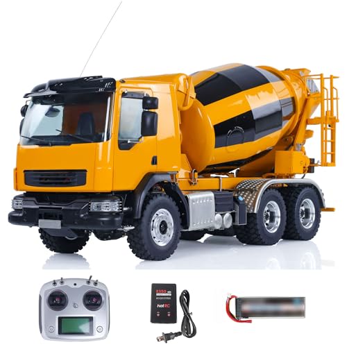 LESU 1/14 6X6 RC Mixer Truck Fernbedienung Agitating LKW Beton Autos Metall montiert mit Motor ESC Servo Licht Sound I6S Funksteuerung LESU 1/14 6X6 RC Mixer Truck Fernbedienung Agitating LKW Beton Autos Metall montiert mit Motor ESC Servo Licht Sound I6S Funksteuerung von LESU