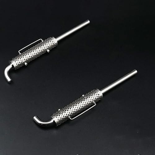 LESU Auspuffrohr Schornstein mit Handlauf Metall 1 Paar Für 1/14 RC DIY Tamiyay Auto LKW Modell von LESU