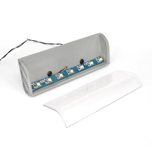 LESU Led Lichtkasten CNC Abdeckung Metall für 1/14 Tamiyaya RC Traktoren LKW Verbesserte Zubehör von LESU