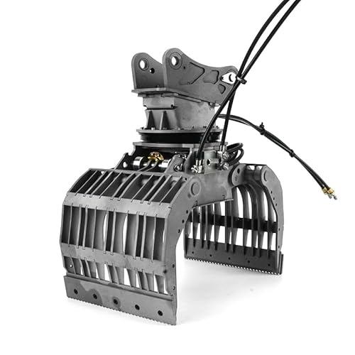LESU Metall Greifer für 1/14 RC Aoue Et35 Hydraulischen RC Bagger, Bagger Greifer, Erwachsene, Unisex von LESU