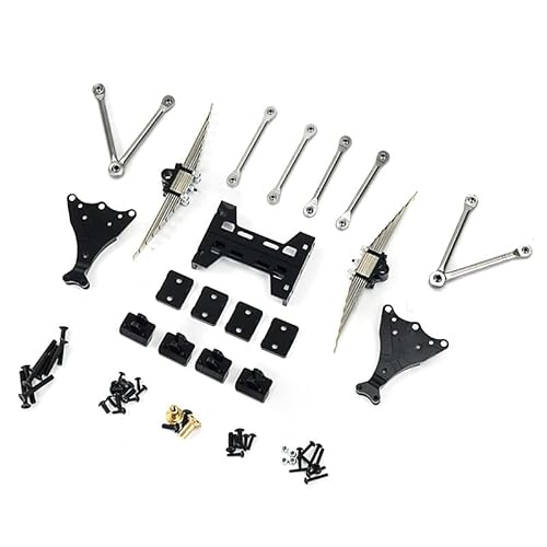LESU Metall Hinterachse Doppelaufhängung für 1/14 RC LKW Anhänger DIY Modellauto LESU Metall Hinterachse Doppelaufhängung für 1/14 RC LKW Anhänger DIY Modellauto von LESU