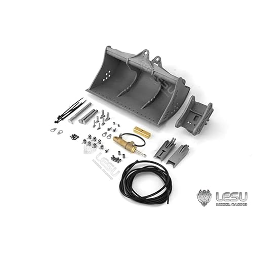 LESU Metall Kippbare Eimer für 1/14 Aoue Et35 RC Hydraulikbagger B0006 Modell von LESU