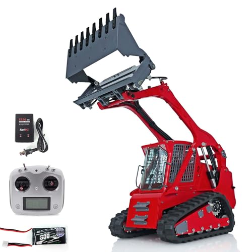 LESU Wheelfun RC Hydraulischer Raupenkitzellader 1/14 Aoue-Lt5 Metall RTR Modell Lichter Sound lackiert weiß schwarz rot Hobby Grade Modell LESU Wheelfun RC Hydraulischer Raupenkitzellader 1/14 Aoue-Lt5 Metall RTR Modell Lichter Sound lackiert weiß schwarz rot Hobby Grade Modell von LESU