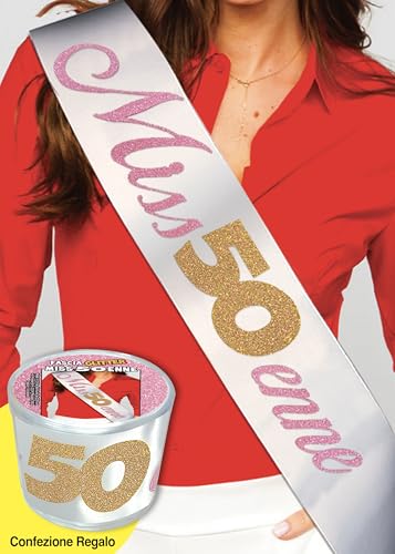 LET'S GO BY G.O. SRL LSG - PREMIUM GLITTERBAND "Miss 50enne" von LET'S GO BY G.O. SRL LSG
