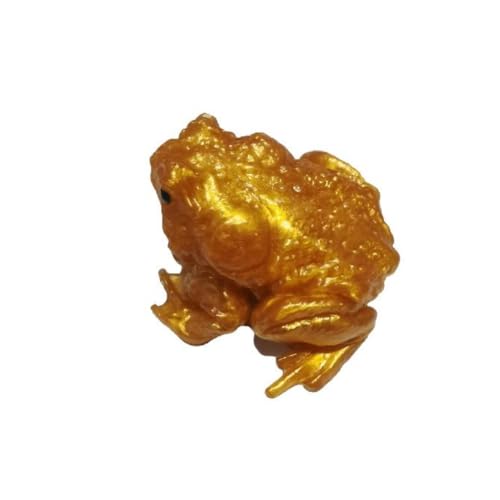 Gag Toad Realistisches Streich Spielzeug - Gross-Out Slimy Fake Vomit Surprise für Erwachsene, Halloween Schrecken Stress Relief Gadget mit ekelhafter Textur, Alter 15+ Party Witz Neuheit (Golden) von LETSP