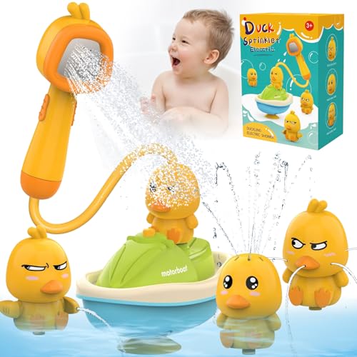 LETTERASHQP Badewannenspielzeug ab 1 2 3 4 Jahr Ente Elektrisches Wasserspielzeug Kinder Badespielzeug Baby mit Duschkopf Badewannen Spielzeug Badewanne Spielzeug Kinder Geschenk ab 1 2 3 4 Jahr LETTERASHQP Badewannenspielzeug ab 1 2 3 4 Jahr Ente Elektrisches Wasserspielzeug Kinder Badespielzeug Baby mit Duschkopf Badewannen Spielzeug Badewanne Spielzeug Kinder Geschenk ab 1 2 3 4 Jahr von LETTERASHQP