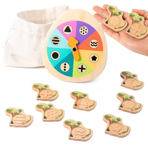LETTERASHQP Dinosaur Steckspiel ab 1 Jahr Holzspielzeug Baby Dinosaur Sortierspiel ab 2 Jahre Geschenk Mädchen Jungen 1 2 3 Jahre Motorikspielzeug Lernspiele ab 1 Jahr von LETTERASHQP