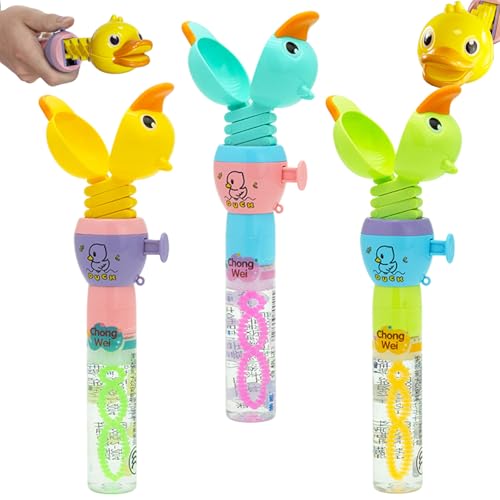 LETTERASHQP 3 Stück Seifenblasenstab Seifenblasen Kinder Cartoon Ente Griff Mini Seifenblasen Set seifenblasen Stab Seifenblasen Stäbe Bubble Sticks für Hochzeit Kindergeburtstag Kinderpartyl(40 ml) LETTERASHQP 3 Stück Seifenblasenstab Seifenblasen Kinder Cartoon Ente Griff Mini Seifenblasen Set seifenblasen Stab Seifenblasen Stäbe Bubble Sticks für Hochzeit Kindergeburtstag Kinderpartyl(40 ml) von LETTERASHQP