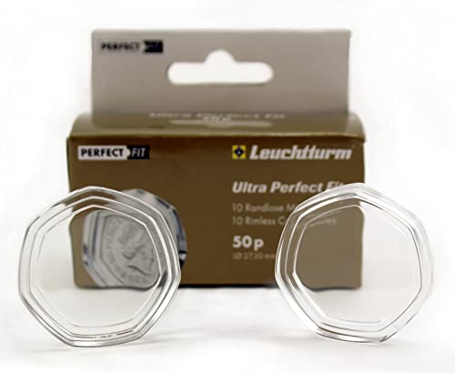 Leuchtturm Münzkapseln Ultra 50 p (27,30 mm), 10er-Pack von Leuchtturm
