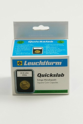 Münzkapseln QUICKSLAB, Innendurchmesser 21 mm von Leuchtturm