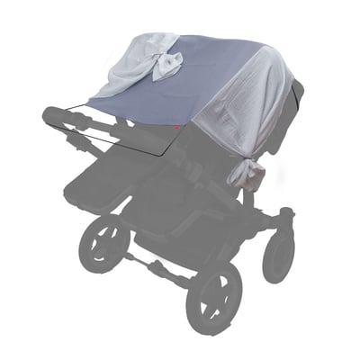 LEVILY Zwillingskinderwagen-Sonnenschutzsegel Twins PURE Grau LEVILY Zwillingskinderwagen-Sonnenschutzsegel Twins PURE Grau von Levily