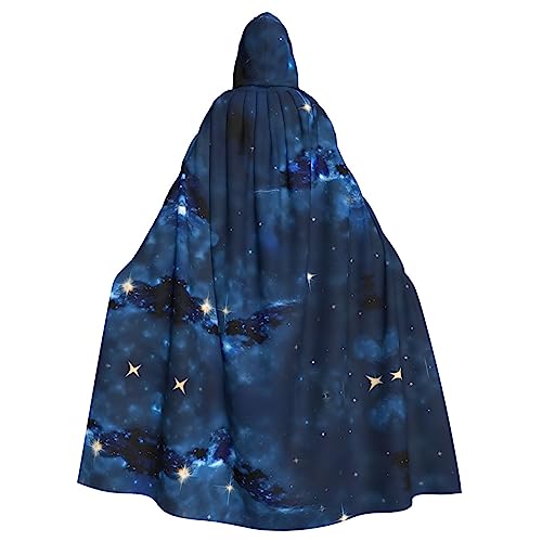 Blaue Galaxie, Halloween-Party-Umhang für Erwachsene, stilvolles Kürbis-Thema, Zauberer-Robe, Cosplay-Kostüme Blaue Galaxie, Halloween-Party-Umhang für Erwachsene, stilvolles Kürbis-Thema, Zauberer-Robe, Cosplay-Kostüme von LEVNDIEJ