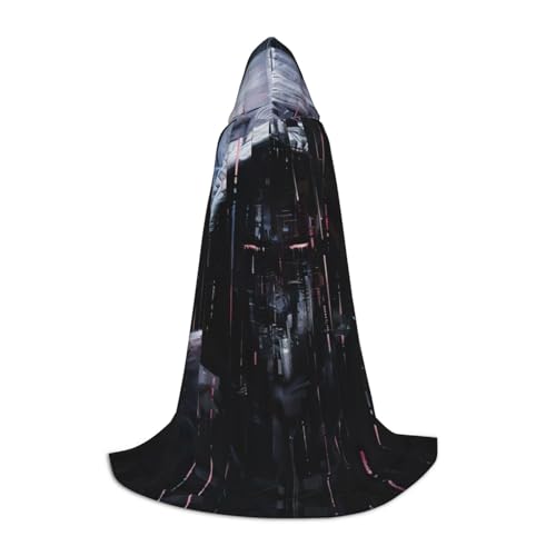 Hacker Era Kapuzenumhang für Damen und Herren, Mittelalter-Kostüm, Umhang für Halloween, Maskerade, Cosplay, Schwarz, Medium Hacker Era Kapuzenumhang für Damen und Herren, Mittelalter-Kostüm, Umhang für Halloween, Maskerade, Cosplay, Schwarz, Medium von LEVNDIEJ