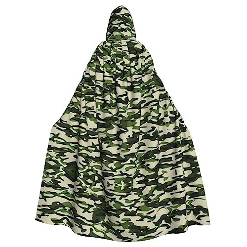 Halloween-Partyumhang für Erwachsene, Camouflage-Stil, Kürbis-Thema, mit Kapuze, Zauberer-Robe, Cosplay-Kostüm, Grün Halloween-Partyumhang für Erwachsene, Camouflage-Stil, Kürbis-Thema, mit Kapuze, Zauberer-Robe, Cosplay-Kostüm, Grün von LEVNDIEJ