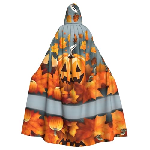 Herbstblätter, Erntedankfest, Kürbis für Erwachsene, Halloween-Party, Umhang, stilvolles Kürbis-Thema, Zauberer-Robe, Cosplay-Kostüm, Schwarz Herbstblätter, Erntedankfest, Kürbis für Erwachsene, Halloween-Party, Umhang, stilvolles Kürbis-Thema, Zauberer-Robe, Cosplay-Kostüm, Schwarz von LEVNDIEJ