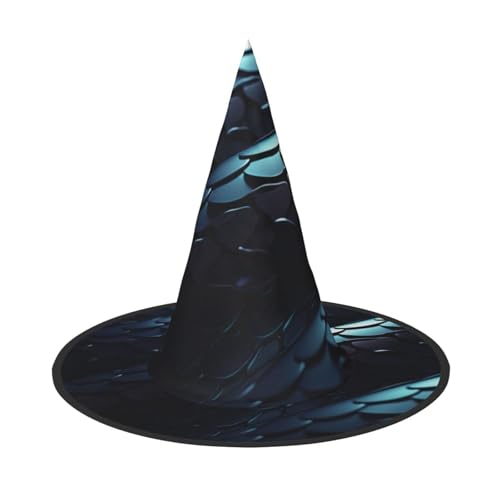 LEVNDIEJ 3D-Schlangen-Tapete, 3-Druck, Halloween, Hexenhut, Hexenkostüm, Damen, Cosplay, Party, Zauberer, Hut, Zubehör für Frauen LEVNDIEJ 3D-Schlangen-Tapete, 3-Druck, Halloween, Hexenhut, Hexenkostüm, Damen, Cosplay, Party, Zauberer, Hut, Zubehör für Frauen von LEVNDIEJ