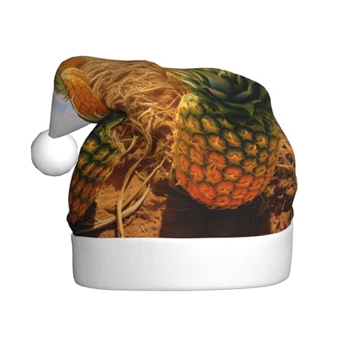 LEVNDIEJ Ananas-Weihnachtsmannmütze, Erwachsene, Weihnachtsmütze, Feiertag für Unisex, Weihnachtsmütze für Neujahr, festliche Party LEVNDIEJ Ananas-Weihnachtsmannmütze, Erwachsene, Weihnachtsmütze, Feiertag für Unisex, Weihnachtsmütze für Neujahr, festliche Party von LEVNDIEJ