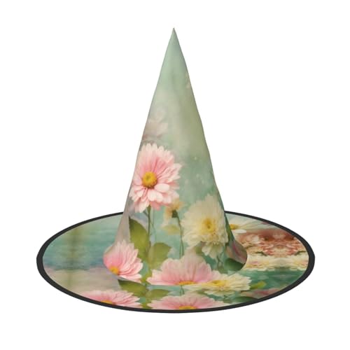 LEVNDIEJ Halloween-Hexenhut, Hexenkostüm für Damen, Cosplay, Party, Zauberer, Hut, Zubehör für Frauen LEVNDIEJ Halloween-Hexenhut, Hexenkostüm für Damen, Cosplay, Party, Zauberer, Hut, Zubehör für Frauen von LEVNDIEJ