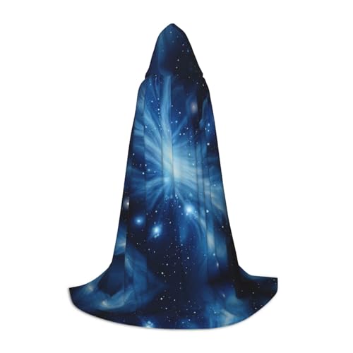 LEVNDIEJ Kapuzenumhang mit blauem Galaxie-Druck, für Damen und Herren, Mittelalter-Kostüm, Umhang für Halloween, Maskerade, Cosplay, Schwarz, Medium LEVNDIEJ Kapuzenumhang mit blauem Galaxie-Druck, für Damen und Herren, Mittelalter-Kostüm, Umhang für Halloween, Maskerade, Cosplay, Schwarz, Medium von LEVNDIEJ