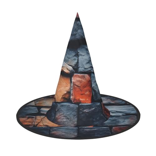 LEVNDIEJ Retro Steindruck Halloween Hexenhut Hexenkostüm Frauen Cosplay Party Zauberer Hut Zubehör für Frauen LEVNDIEJ Retro Steindruck Halloween Hexenhut Hexenkostüm Frauen Cosplay Party Zauberer Hut Zubehör für Frauen von LEVNDIEJ
