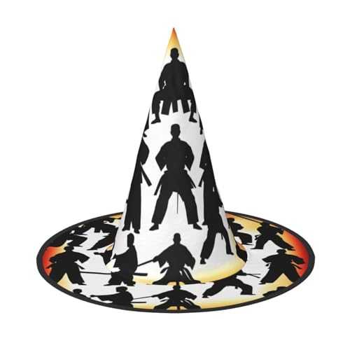 LEVNDIEJ Silhouetten von Kampfdruck, Halloween, Hexenhut, Hexenkostüm, Damen, Cosplay, Party, Zaubererhut, Zubehör für Frauen LEVNDIEJ Silhouetten von Kampfdruck, Halloween, Hexenhut, Hexenkostüm, Damen, Cosplay, Party, Zaubererhut, Zubehör für Frauen von LEVNDIEJ