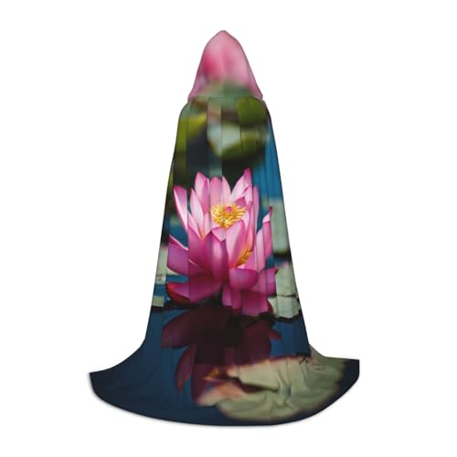 LEVNDIEJ Spirit of the Lotus Kapuzenumhang für Damen und Herren, Mittelalter-Kostüm, Umhang für Halloween, Maskerade, Cosplay, Schwarz, Small LEVNDIEJ Spirit of the Lotus Kapuzenumhang für Damen und Herren, Mittelalter-Kostüm, Umhang für Halloween, Maskerade, Cosplay, Schwarz, Small von LEVNDIEJ