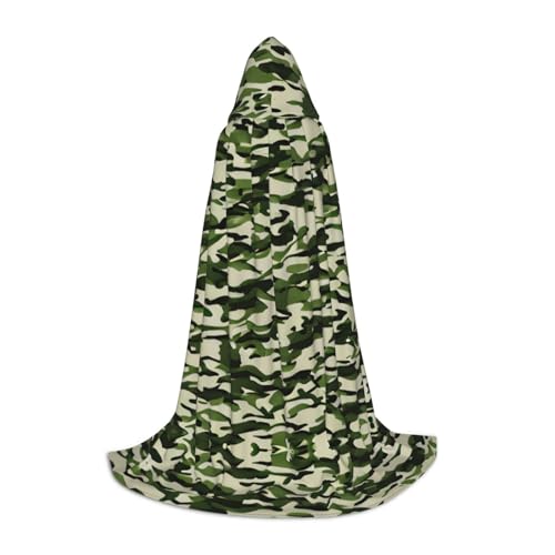 LEVNDIEJ Umhang mit Kapuze für Damen und Herren, Camouflage-Muster, Mittelalter-Kostüm, Umhang für Halloween, Maskerade, Cosplay, Schwarz, Small LEVNDIEJ Umhang mit Kapuze für Damen und Herren, Camouflage-Muster, Mittelalter-Kostüm, Umhang für Halloween, Maskerade, Cosplay, Schwarz, Small von LEVNDIEJ