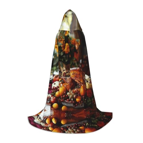 LEVNDIEJ Umhang mit Kapuze für Damen und Herren, Mittelalter-Kostüm, Umhang für Halloween, Maskerade, Cosplay, Schwarz, Large LEVNDIEJ Umhang mit Kapuze für Damen und Herren, Mittelalter-Kostüm, Umhang für Halloween, Maskerade, Cosplay, Schwarz, Large von LEVNDIEJ