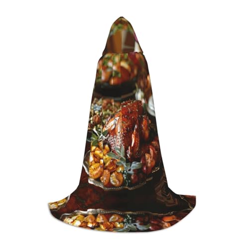 LEVNDIEJ Umhang mit Kapuze für Damen und Herren, Mittelalter-Kostüm, Umhang für Halloween, Maskerade, Cosplay, Schwarz, Large LEVNDIEJ Umhang mit Kapuze für Damen und Herren, Mittelalter-Kostüm, Umhang für Halloween, Maskerade, Cosplay, Schwarz, Large von LEVNDIEJ