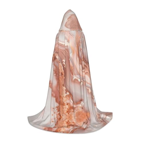 LEVNDIEJ Umhang mit Kapuze für Damen und Herren, Rotgold, Marmor-Design, Hintergrunddruck, Mittelalter-Kostüm, Umhang, Halloween, Cosplay, Schwarz, S LEVNDIEJ Umhang mit Kapuze für Damen und Herren, Rotgold, Marmor-Design, Hintergrunddruck, Mittelalter-Kostüm, Umhang, Halloween, Cosplay, Schwarz, S von LEVNDIEJ