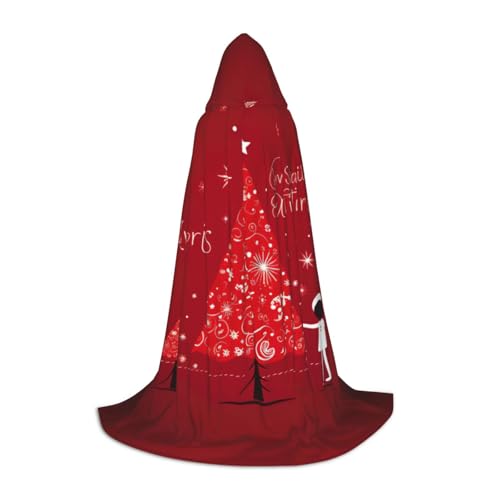 LEVNDIEJ Weihnachtsdekoration, Hintergrunddruck, Kapuzenumhang für Damen und Herren, Roben, Mittelalter-Kostüm, Umhang für Halloween, Cosplay, Schwarz, L LEVNDIEJ Weihnachtsdekoration, Hintergrunddruck, Kapuzenumhang für Damen und Herren, Roben, Mittelalter-Kostüm, Umhang für Halloween, Cosplay, Schwarz, L von LEVNDIEJ
