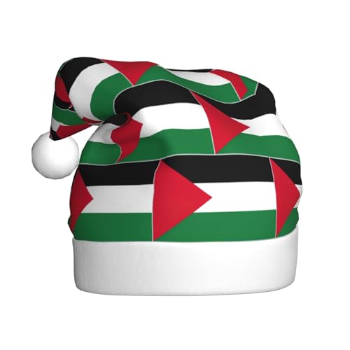 LEVNDIEJ Weihnachtsmütze mit Palästina-Flagge, Erwachsene, Weihnachtsmütze, Feiertag für Unisex, Weihnachtsmütze für Neujahr, festliche Party LEVNDIEJ Weihnachtsmütze mit Palästina-Flagge, Erwachsene, Weihnachtsmütze, Feiertag für Unisex, Weihnachtsmütze für Neujahr, festliche Party von LEVNDIEJ