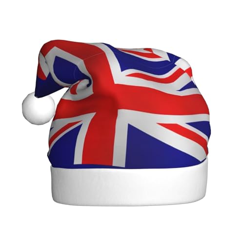 LEVNDIEJ Weihnachtsmütze mit australischer Flagge, Erwachsene, Weihnachtsmütze, Feiertag für Unisex, Weihnachtsmütze für Neujahrsparty von LEVNDIEJ