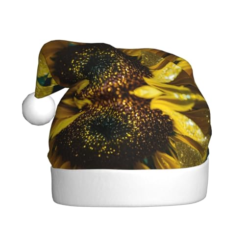 LEVNDIEJ Weihnachtsmütze mit gelber Sonnenblume, für Erwachsene, Weihnachtsmütze, Feiertag für Unisex, Weihnachtsmütze für Neujahrsparty LEVNDIEJ Weihnachtsmütze mit gelber Sonnenblume, für Erwachsene, Weihnachtsmütze, Feiertag für Unisex, Weihnachtsmütze für Neujahrsparty von LEVNDIEJ